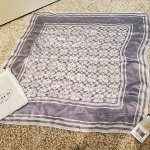 Coach 100% Silk Handkerchief